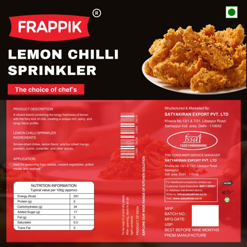Lemon Chilli Sprinkler - Image 2